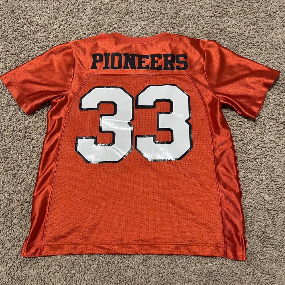 Football Jersey Youth Large Orange BAW Athletic #33 PIONEERS Boys Practice Kit